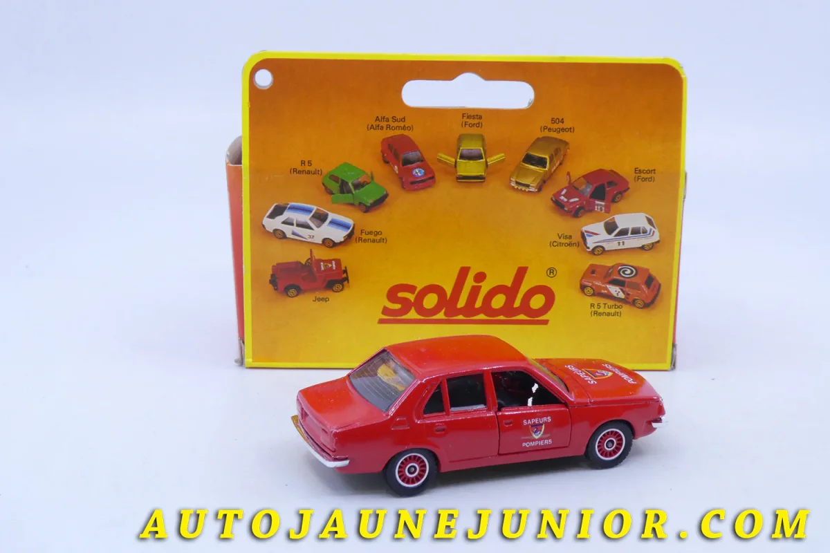 #1450 – Solido – Renault – R18 Sapeurs Pompiers
