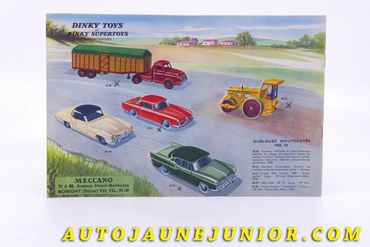 #1674 – Meccano – Document – Catalogue 1958